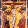 圣母与圣约翰与圣安东尼方丈在十字架下受难