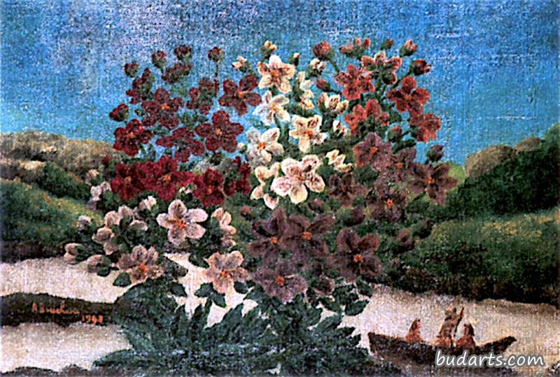 一束花和一条船