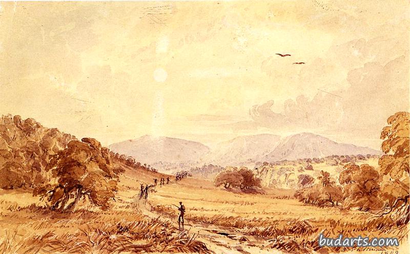 德克萨斯州风景-圣安东尼奥以北数英里