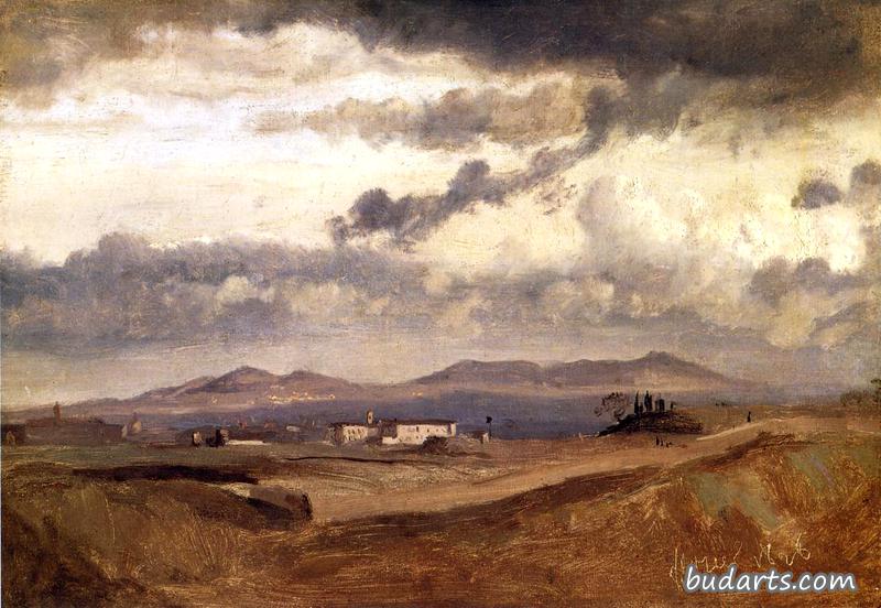 View of the Convent of Sant'Onofrio on the Janiculum, Rome