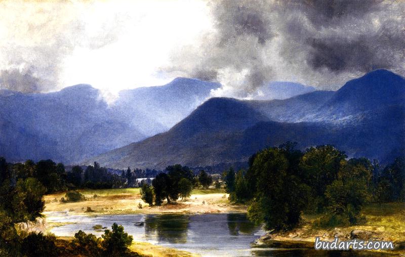 山达肯山风景