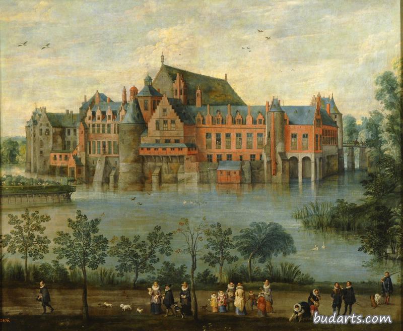 The Archduchess Isabel Clara Eugenia and Alberto at the Palace de Tervuren in Brussels The Archduchess Isabel Clara Eugenia and Alberto at the Palace de Tervuren in Brussels
