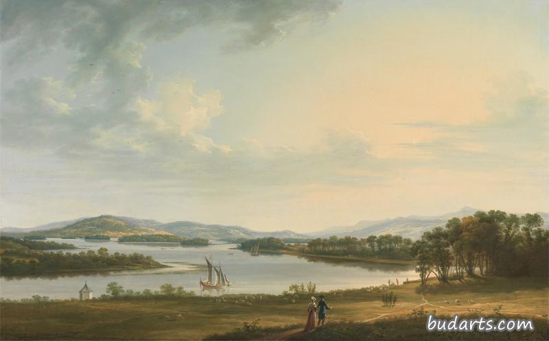 Knock Ninney and Lough Erne from Bellisle, County Fermanagh, Ireland