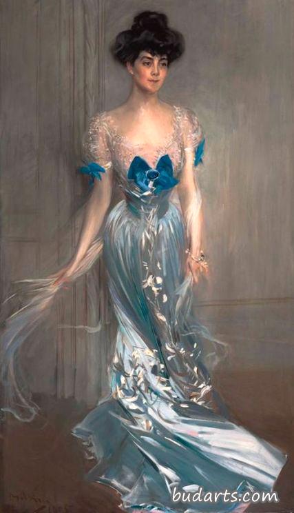 格雷厄姆·费尔·范德比尔特夫人的肖像(née Virginia Graham F 格雷厄姆·费尔·范德比尔特夫人的肖像(née Virginia Graham F