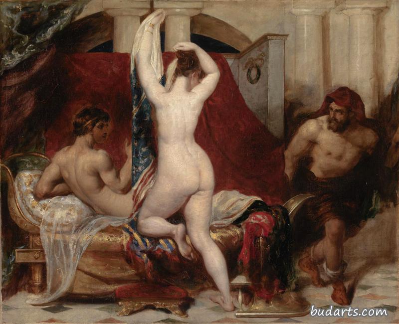 Candaules, King of Lydia, Shews his Wife by Stealth to Gyges, One of his Ministers, as She Goes to Bed Candaules, King of Lydia, Shews his Wife by Stealth to Gyges, One of his Ministers, as She Goes to Bed
