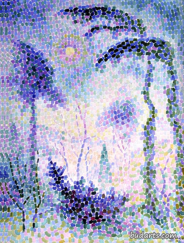 蓝色景观