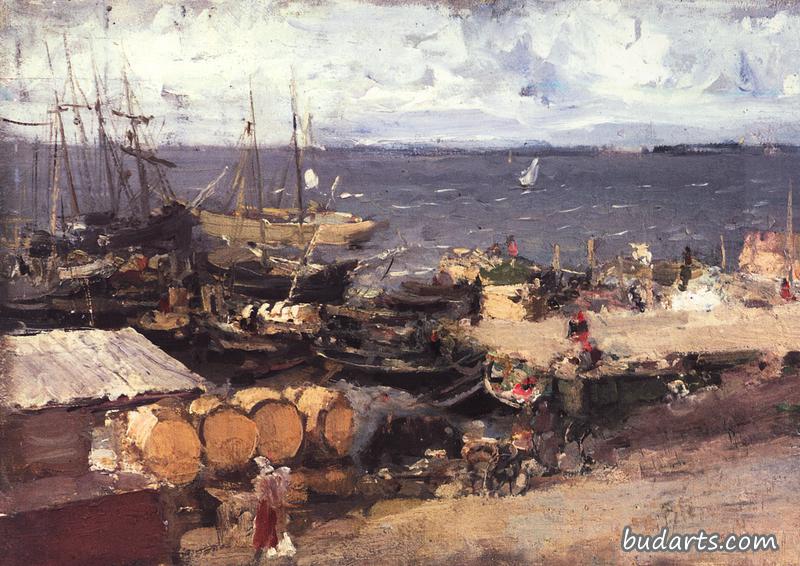 Arkhangelsk Port on Dvina.