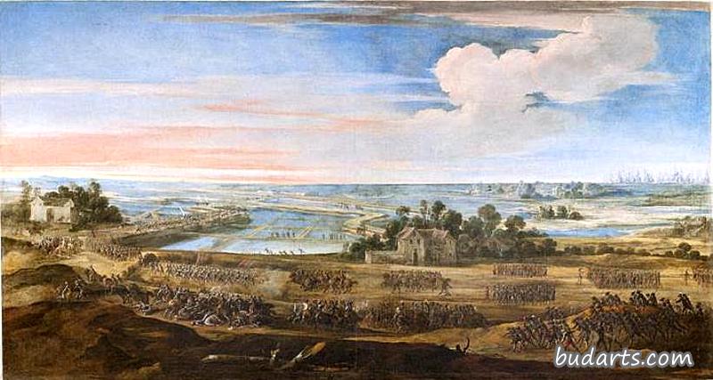 1627年英国军队在雷岛击败法国人 1627年英国军队在雷岛击败法国人