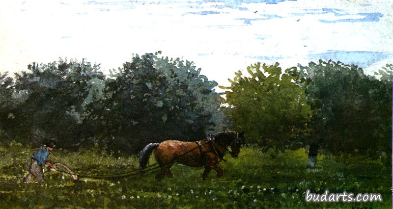 Horse and Plowman, Houghton Farm