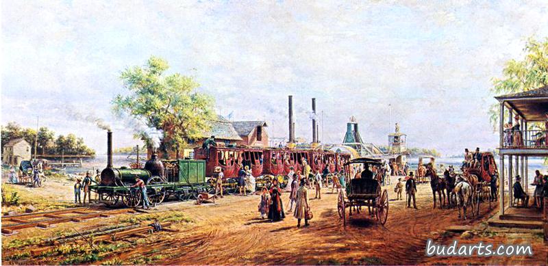 卡姆登和安博伊铁路,1834年的引擎“行星” 卡姆登和安博伊铁路,1834年的引擎“行星”