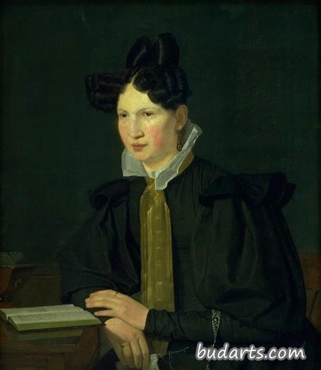 艺术家的嫂子肖像,苏珊娜Købke,née Ryder 艺术家的嫂子肖像,苏珊娜Købke,née Ryder