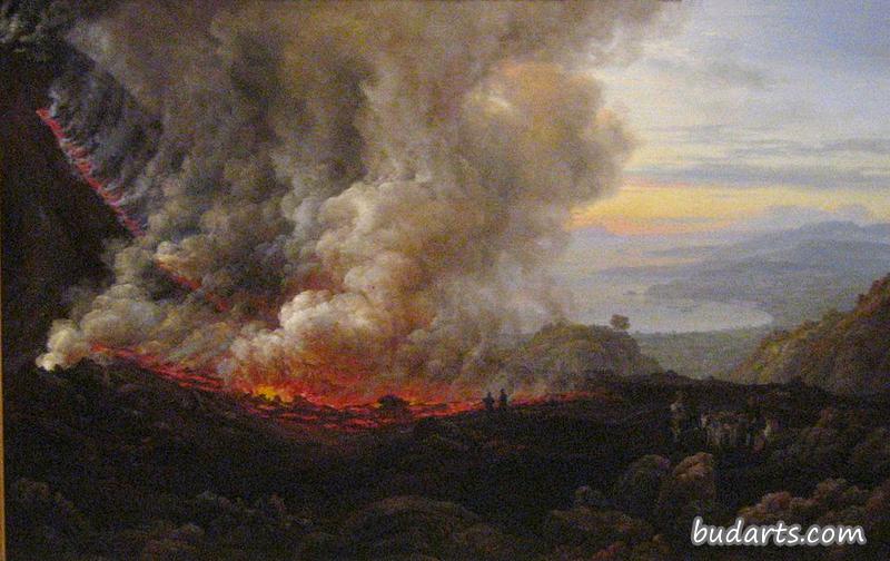 维苏威火山爆发