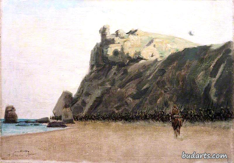 阿尔苏夫：1918年9月19日上午，骑兵沿着海岸疾驰
