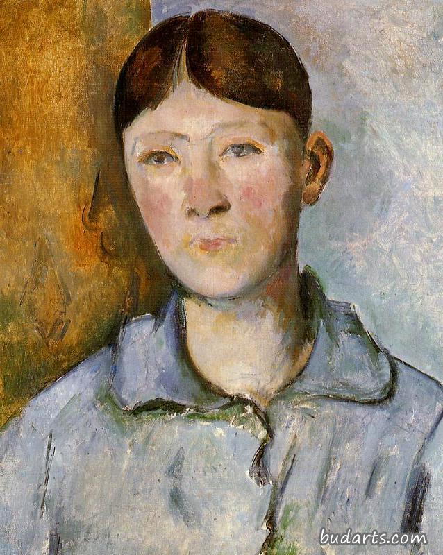塞尚夫人画像