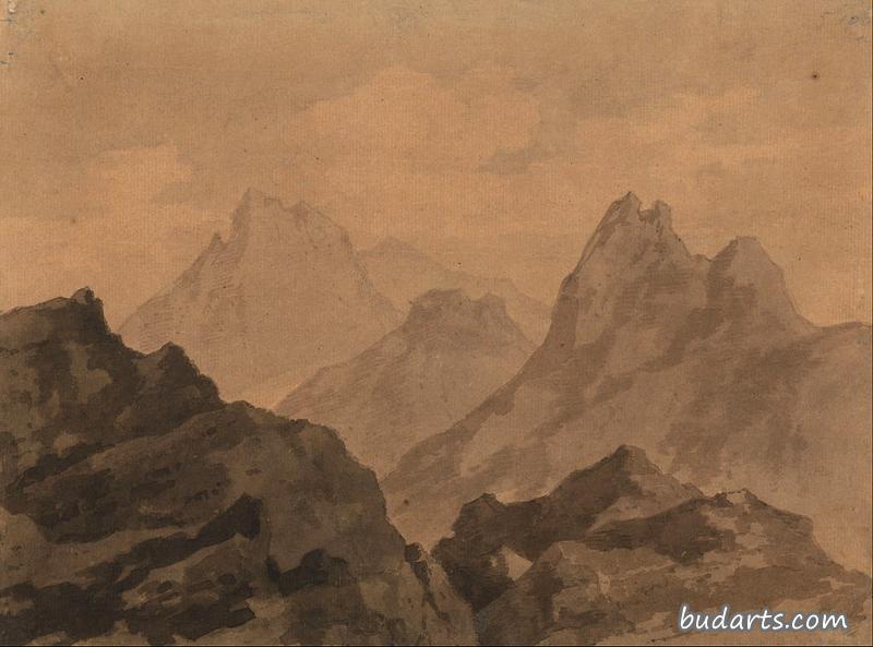 山顶（山地习作）