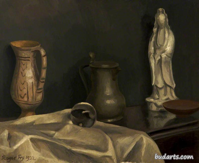 中国瓷器的静物画