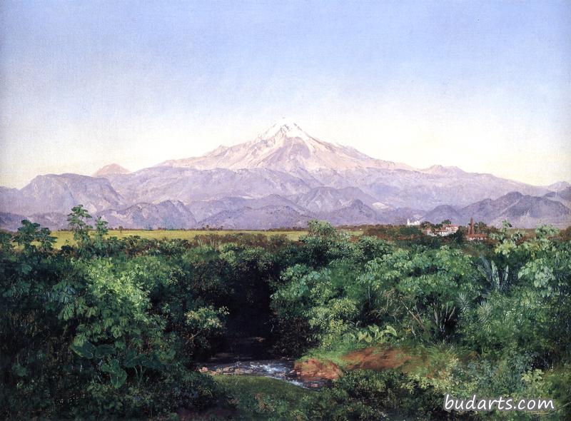 伊里巴火山从圣米朱利托庄园