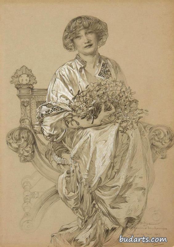 德尚夫人画像