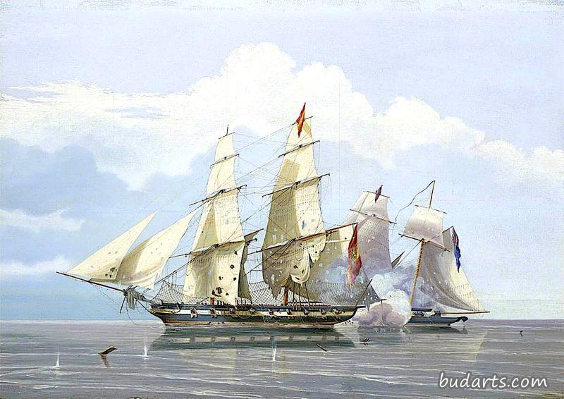 1834年12月17日,皇家海军“Buzzard”攻占了奴隶主“可怕的” 1834年12月17日,皇家海军“Buzzard”攻占了奴隶主“可怕的”
