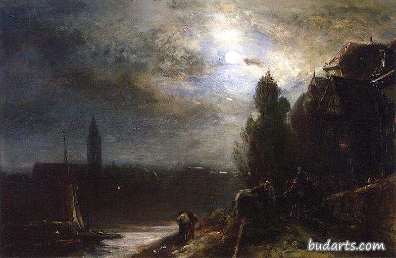 The Effect of Moonlite on The Scheldt