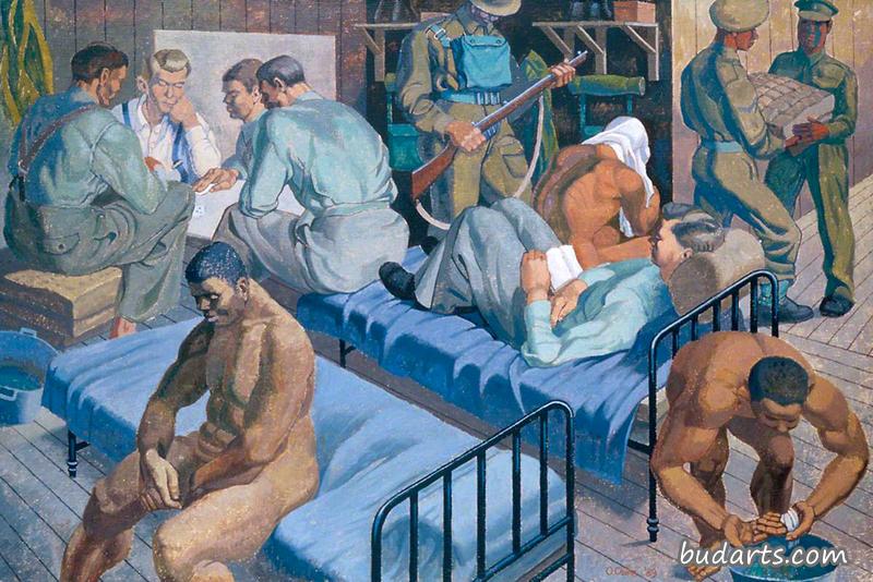 蜘蛛小屋，迈切特兵营，奥尔德肖特，1940年