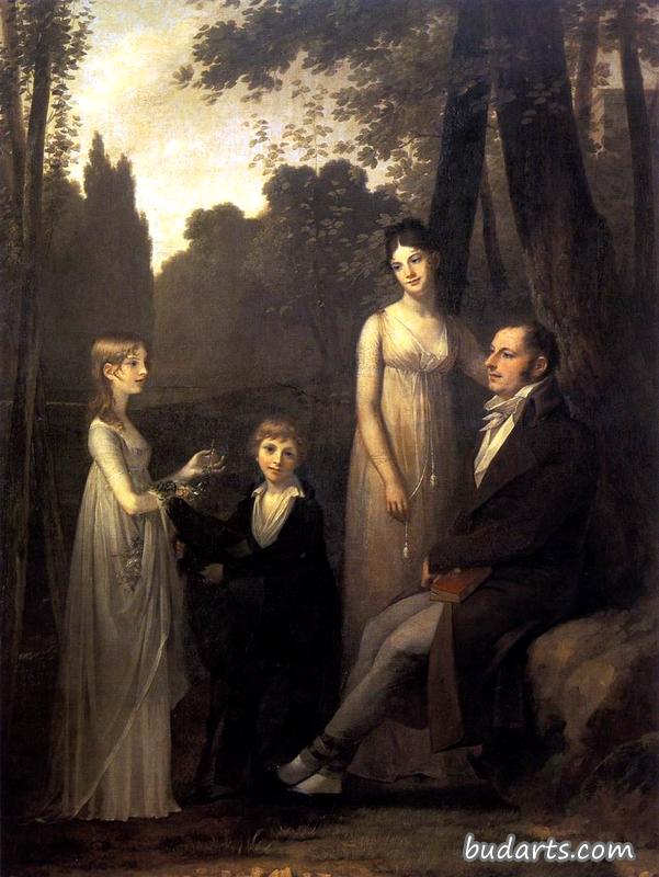 Rutger Jan Schimmelpenninck with his Wife and Children