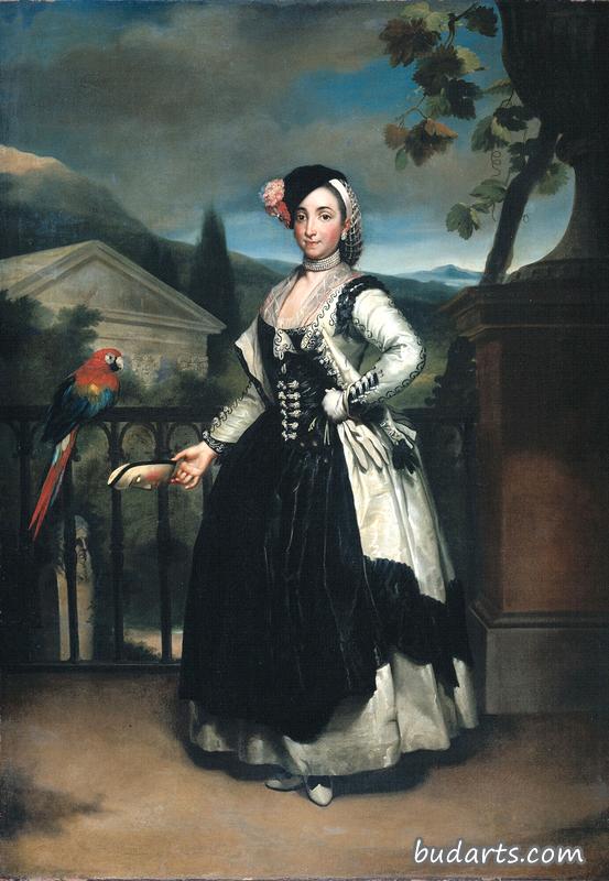 Portrait of Isabel Parreño y Arce, Marquesa de Llano
