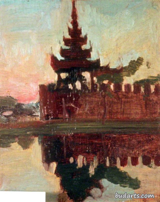 护城河，曼德勒，东南角