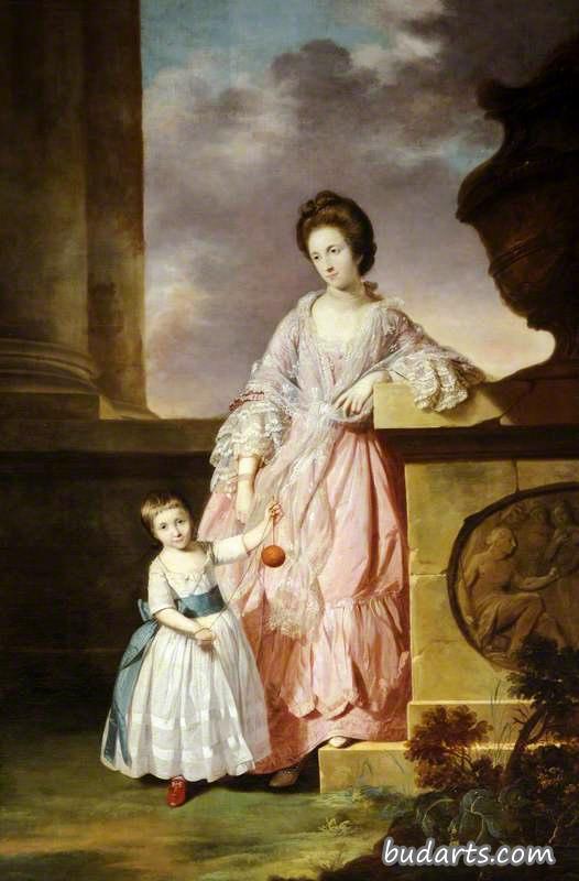 弗朗西斯·格雷维尔夫人(1744-1825)、哈珀夫人和她的儿子亨利·哈珀 弗朗西斯·格雷维尔夫人(1744-1825)、哈珀夫人和她的儿子亨利·哈珀