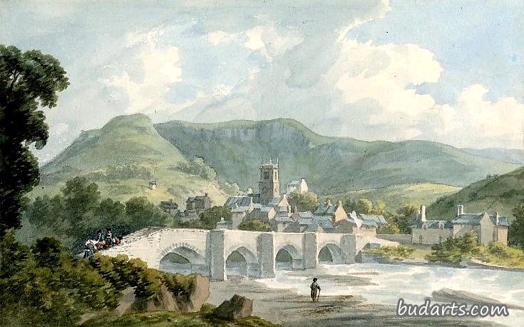 View of Llangollen and Bridge