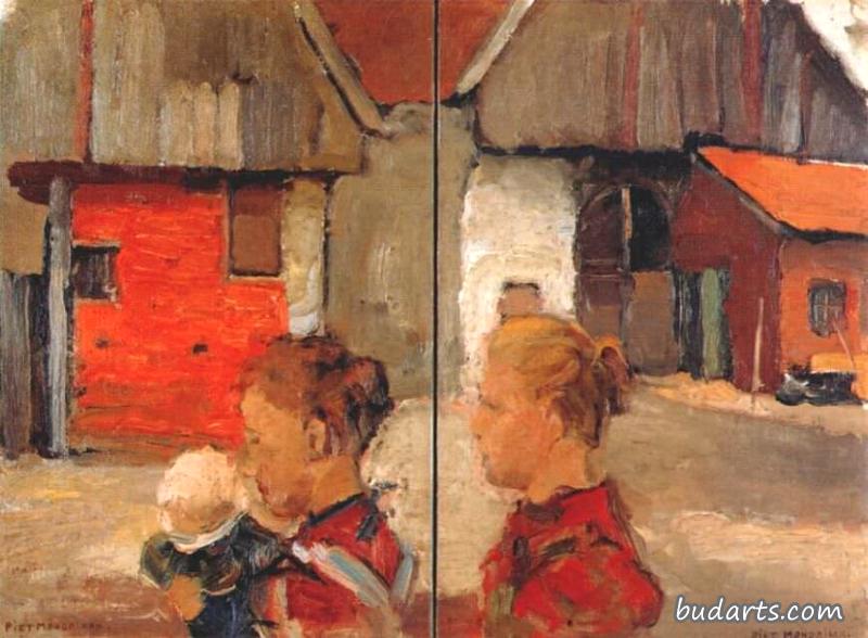 Rear Gables of Achterhoek Farm