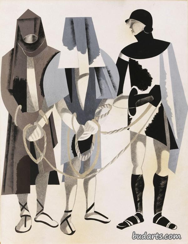 Costume design for La Donna Sullo Scudo, Rome