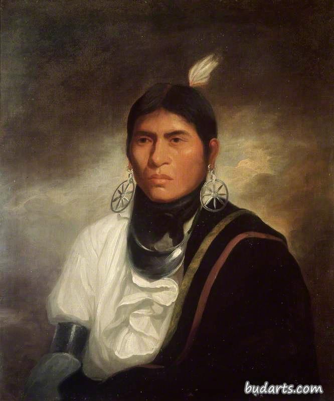 切罗基印第安人的肖像