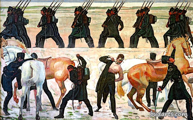 1813年耶拿学生为争取自由与拿破仑作战 1813年耶拿学生为争取自由与拿破仑作战