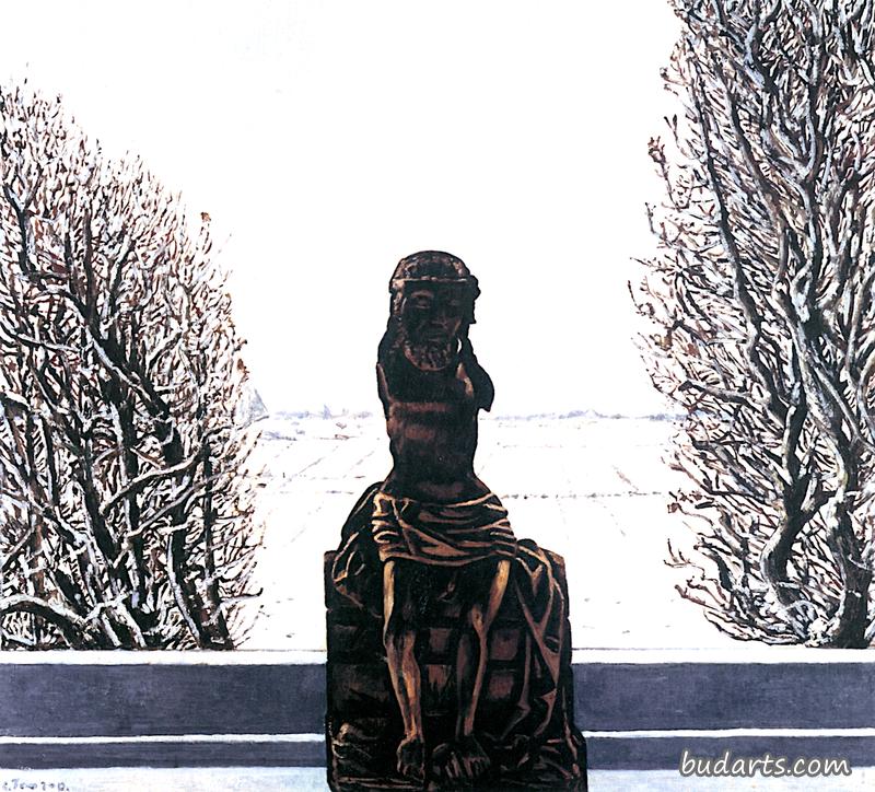 基督，雪和冬枝