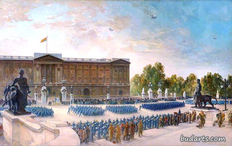 白金汉宫皇家空军阅兵式:英国之战纪念日 白金汉宫皇家空军阅兵式:英国之战纪念日