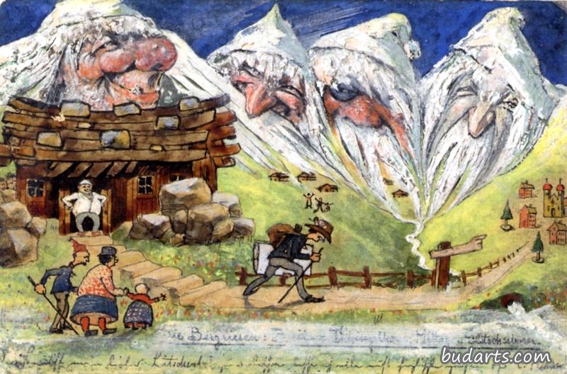 瓦莱斯吉安加山：广角和公司
