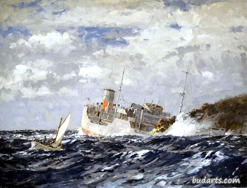 1940年11月5日,杰维斯湾战役中的“圣德米特里奥” 1940年11月5日,杰维斯湾战役中的“圣德米特里奥”