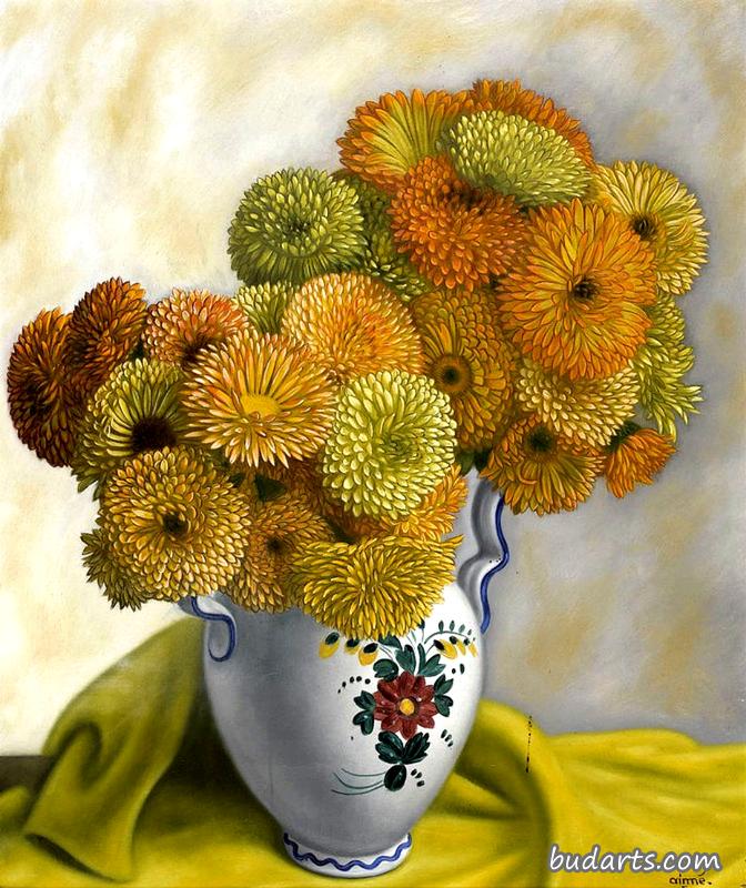 菊花静物