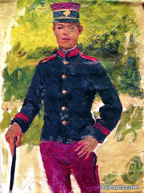 年轻的士兵