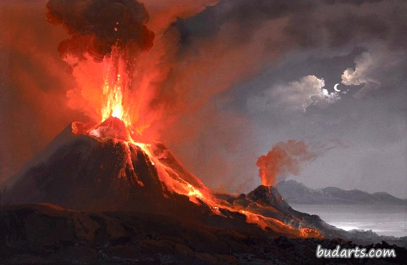 维苏威火山爆发
