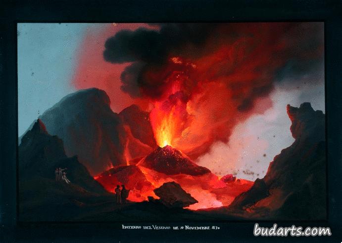 维苏威火山爆发