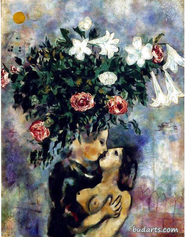 百合花下的恋人
