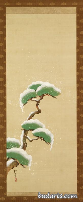 四季三联-雪松