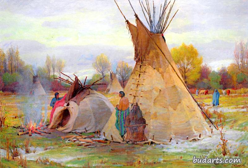 The Chief's Seat Bath, Crow Reservation, Montana