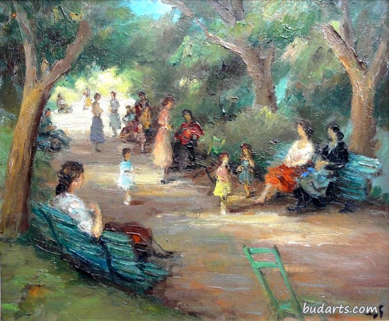 Le parc Monceau à Paris