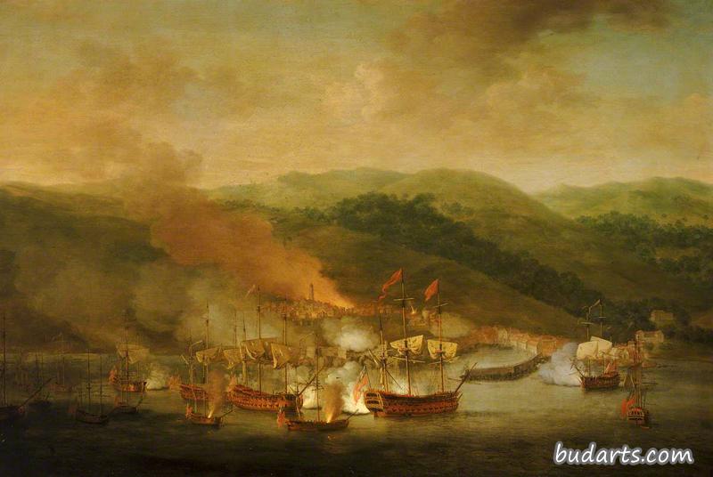 1745年11月6日对巴斯蒂亚的轰炸