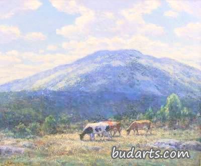 蓝山下