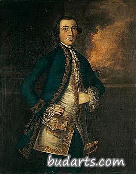 科克郡柯拉欣的圣莱格·海沃德·吉尔曼(1733-1757)肖像 科克郡柯拉欣的圣莱格·海沃德·吉尔曼(1733-1757)肖像