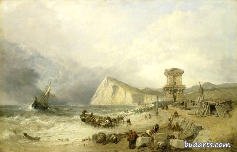 莎士比亚悬崖，多佛，1849年